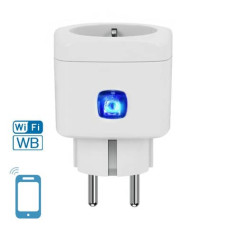 ADATTATORE SCHUKO WIFI WB SMART A 1 VIA AIGOSTAR BIANCO - 201951