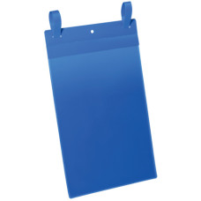 TASCHE PER IDENTIFICAZIONE DURABLE CON FASCETTE DI AGGANCIO BLU, FORMATO ESTERNO MM 223X530 - INSERTO A4 VERTICALE, CODICE 50-175007. TASCHE PER IDENTIFICAZIONE DURABLE CON FASCETTE DI AGGANCIO BLU, FORMATO ESTERNO MM 223X530 - INSERTO A4 VERTICALE, CODICE 50-175007.