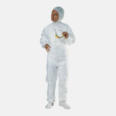 TUTA MONOUSO CON CAPPUCCIO ICOGUANTI BIANCO - XL CONF. 5 PEZZI - TUT/XL