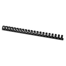 SPIRALI IN IN PLASTICA PER RILEGATURA 22 MM - COLORE NERO - CONF. 50 PEZZI - KF32116