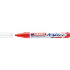 MARCATORE ACRILICO EDDING 5100 - PUNTA TONDA 2-3 MM TRATTO MEDIO - ROSSO-TRAFFICO - 4-5100902