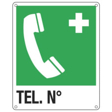 CARTELLO DEMERGENZA 25X31 CM CARTELLI SEGNALATORI TELEFONO DI EMERGENZA TELEFONO N° - E20162X CARTELLO DEMERGENZA 25X31 CM CARTELLI SEGNALATORI TELEFONO DI EMERGENZA TELEFONO N° - E20162X