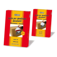 BUSTE PORTADOCUMENTI MARKIN CON DICITURA MARKIN - C5 235X175 MM CONF. 100 PZ - Y335C5