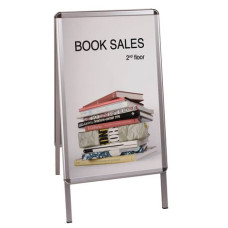 CAVALLETTO BIFACCIALE PER POSTER BI-OFFICE CON CORNICE A SCATTO 47X80 CM DKT60303032