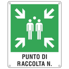 CARTELLO DI EMERGENZA 40X50 CM CARTELLI SEGNALATORI PUNTO DI RACCOLTA E20171Y CARTELLO DI EMERGENZA 40X50 CM CARTELLI SEGNALATORI PUNTO DI RACCOLTA E20171Y