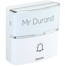 PULSANTE AGGIUNTIVO SENZA FILI BTICINO PER KIT CAMPANELLO ADVANCED BIANCO 393017D PULSANTE AGGIUNTIVO SENZA FILI BTICINO PER KIT CAMPANELLO ADVANCED BIANCO 393017D