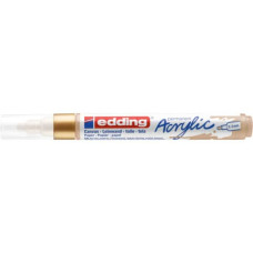 MARCATORE ACRILICO EDDING 5100 - PUNTA TONDA 2-3 MM TRATTO MEDIO - ORO-PREZIOSO - 4-5100924