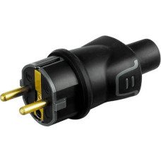 SPINA VOLANTE 2P+T 16A BTICINO IN CAUCCIù BIMATERIALE NERO S2018GE SPINA VOLANTE 2P+T 16A BTICINO IN CAUCCIù BIMATERIALE NERO S2018GE