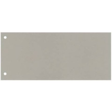 SEPARATORE PER ARCHIVIO CON DUE FORI 24X10,5 CM 190 G/M² GRIGIO CONF. DA 100 - KF00513