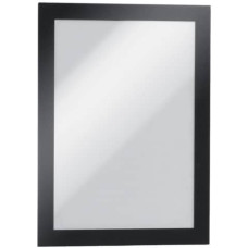CORNICI CON PANNELLO MAGNETICO DURABLE DURAFRAME® MAGNETIC A5 PVC RIGIDO NERO 174X236MM  CONF. 5 PZ