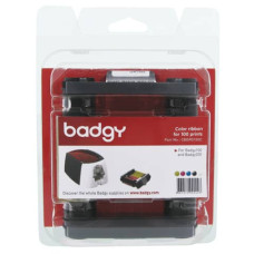 NASTRO DI STAMPA YMCKO PER STAMPANTE EVOLIS BADGY 100 STAMPE/NASTRO MULTICOLORE - CBGR0100C