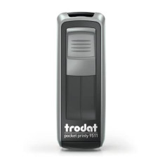 TIMBRI AUTOINCHIOSTRANTI TASCABILI TRODAT POCKET PRINTY 9511 38X14 MM NERO/SILVER - 148842
