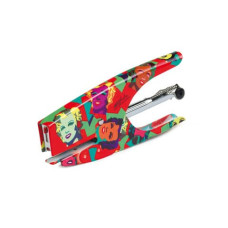 CUCITRICE MANUALE A PINZA POP OFFICE COLLECTION ACCIAIO CROMATO FANTASIA MARYLIN PASSO 6 - 0083