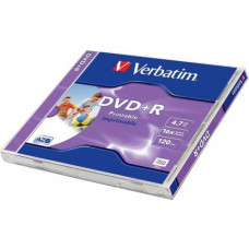 DVD+R VERBATIM JEWEL CASE 4,7 GB - VELOCITA 16X CONF. DA 10 - 43508