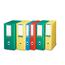 SCATOLA PORTAPROGETTI LEONARDI PLUS PPL 25,5X35,5 CM - DORSO 10 CM ROSSO U210RO