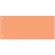 SEPARATORE PER ARCHIVIO CON DUE FORI 24X10,5 CM 190 G/M² ARANCIO CONF. DA 100 - KF00519