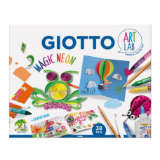 SET GIOTTO ART LAB 28 X 35 X 4 CM MAGIC NEON F582200