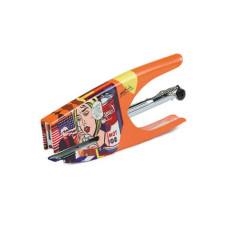 CUCITRICE MANUALE A PINZA POP OFFICE COLLECTION ACCIAIO CROMATO POP FANTASY PASSO 6 008