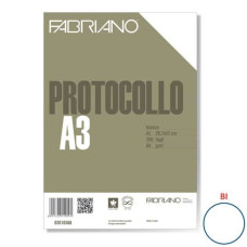 FOGLI PROTOCOLLO FABRIANO PROTOCOLLO BIANCO 60 G/M² 29,7X42 CM SENZA RIGATURA CONF. DA 200 FOGLI - 02010560
