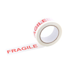 NASTRO ADESIVO SCRITTA FRAGILE BIANCO/ROSSO Q-CONNECT - CONF. 6 PEZZI - 48 MM X 66 M - KF11206