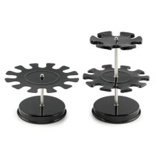 PORTATIMBRI TONDO IN METALLO NERO Ø 138XH.90 MM ITERNET 12 POSTI 7203