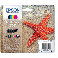 CARTUCCIA INKJET EPSON 603 NERO/CIANO/MAGENTA/GIALLO 4 COLORI C13T03U64020