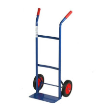 CARRELLO IN ACCIAIO SERENA GROUP DOPPIO MANICO 46X35X100 CM BLU RUOTE GOMMA PIENA