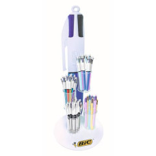 ESPOSITORE 108 PENNE A SFERA BIC 4 COLORI ASSORTITI 520937