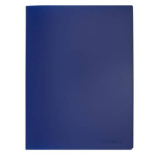 PORTALISTINI IN POLIPROPILENE CON 30 TASCHE FORMATO A4 - BLU OPACO - KF01255