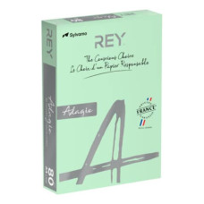 CARTA COLORATA A4 SYLVAMO REY ADAGIO 80 G/M² VERDE - RISMA DA 500 FOGLI - ADAGI080X651