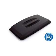 COPERCHIO ECO PER CONTENITORE PORTARIFIUTI DURABIN 60 L RETTANGOLARE NERO DURABLE