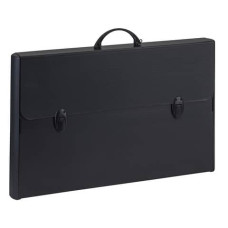VALIGETTA IN POLIONDA FAVORIT BLACK CON BORDI RINFORZATI 37X60X5,2 CM - COLORE NERO - 400173500