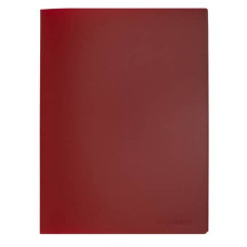 PORTALISTINI IN POLIPROPILENE CON 30 TASCHE FORMATO A4 - ROSSO OPACO - KF01254