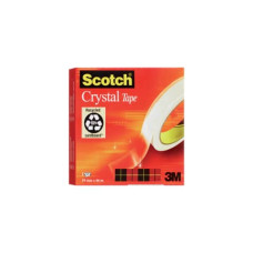 NASTRO ADESIVO SCOTCH® CRYSTAL 600 19 MM X 66 M SUPERTRASPARENTE - 600