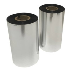 NASTRO CARBONATO PER ETICHETTE A TRASFERIMENTO TERMICO PRINTEX 65 MM X 200  M NERO - FOIL RESINA PFOILER/65/S