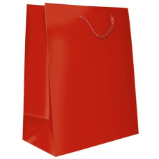 SACCHETTI DA REGALO ROSSO OPACO BIEMBI MISURA L - 23,5X32,5X13 CM CONF. 6 PEZZI - BXS202O20C