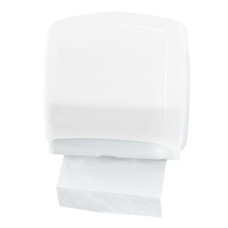 DISTRIBUTORE MINI DI CARTA ASCIUGAMANI IN FAZZOLETTI HYLAB IN PPL CON CAPACITA 300 FOGLIETTI BIANCO U-FO/2-ECOS