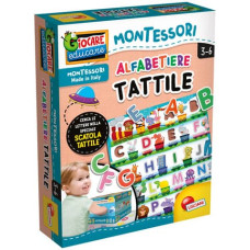 GIOCO IN SCATOLA LISCIANI MONTESSORI PLUS ALFABETIERE TATTILE - 72446