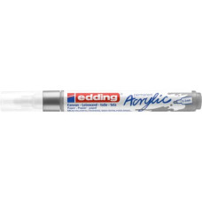 MARCATORE ACRILICO EDDING 5100 - PUNTA TONDA 2-3 MM TRATTO MEDIO - ARGENTO - 4-5100923