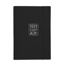 AGENDA GIORNALIERA BIEMBI 2026 NERO SPIRALATA CON COPERTINA IN CUOIO RIGENERATO 15X21CM - BNZ265C72-N AGENDA GIORNALIERA BIEMBI 2026 NERO SPIRALATA CON COPERTINA IN CUOIO RIGENERATO 15X21CM - BNZ265C72-N