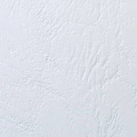 Copertine per rilegatura GBC leathergrain in cartoncino goffrato formato a4 bianco conf. da 100 copertine