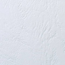 COPERTINE PER RILEGATURA GBC LEATHERGRAIN IN CARTONCINO GOFFRATO A4 BIANCO  CONF DA 100 COPERTINE - CE040070