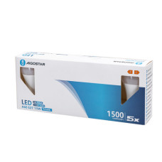 LAMPADINE LED AIGOSTAR A60 E27 15W LUCE FREDDA - CONFEZIONE DA 5 PEZZI - 6500K 331627