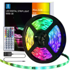 STRISCIA LED A BASSO VOLTAGGIO 5 M AIGOSTAR FANTASIA DI COLORI B10301WNW