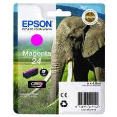 CARTUCCIA PER STAMPANTI INKJET ELEFANTE 24 EPSON MAGENTA C13T24234012