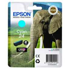 CARTUCCIA PER STAMPANTI INKJET ELEFANTE 24 EPSON CIANO  C13T24224012