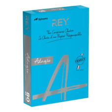 CARTA COLORATA A4 SYLVAMO REY ADAGIO 80 G/M² BLU INTENSO 51 - RISMA DA 500 FOGLI - ADAGI080X622