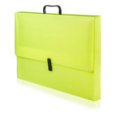 VALIGETTA PORTAPROGETTI CON MANIGLIA BREFIOCART POLIONDA 27X38 CM DORSO 8 CM COLORE FLUO - 020M4004.FLUO