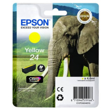 CARTUCCIA PER STAMPANTI INKJET ELEFANTE 24 EPSON GIALLO C13T24244012