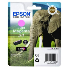 CARTUCCIA PER STAMPANTI INKJET ELEFANTE 24 EPSON MAGENTA CHIARO C13T24264012
